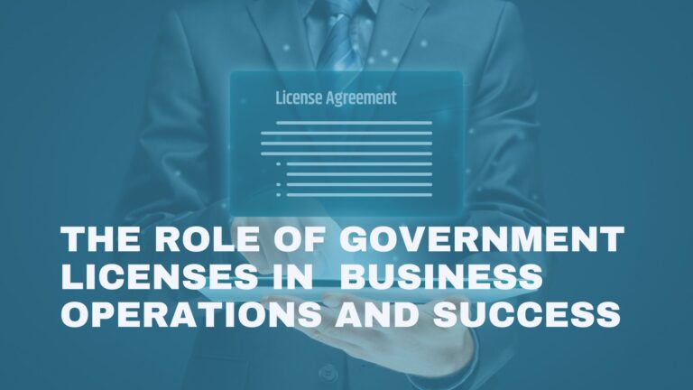 Role of Government Licenses in Business