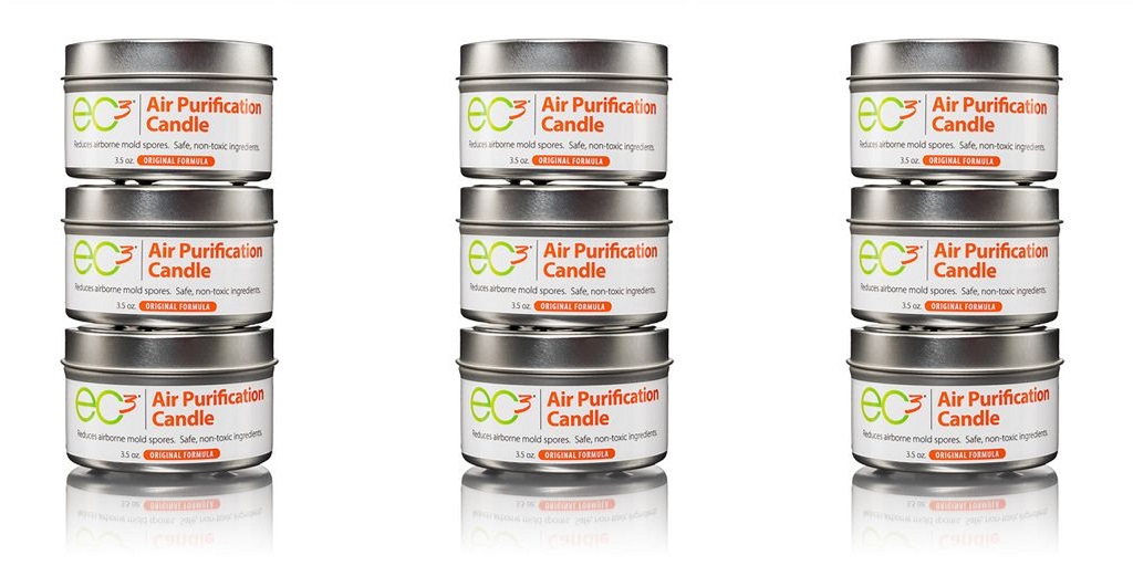 Air purifying candles