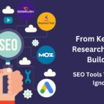 SEO tools used for keyword research and link building