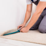 Fixing carpet edges that are lifting up through Carpet Repair Services.