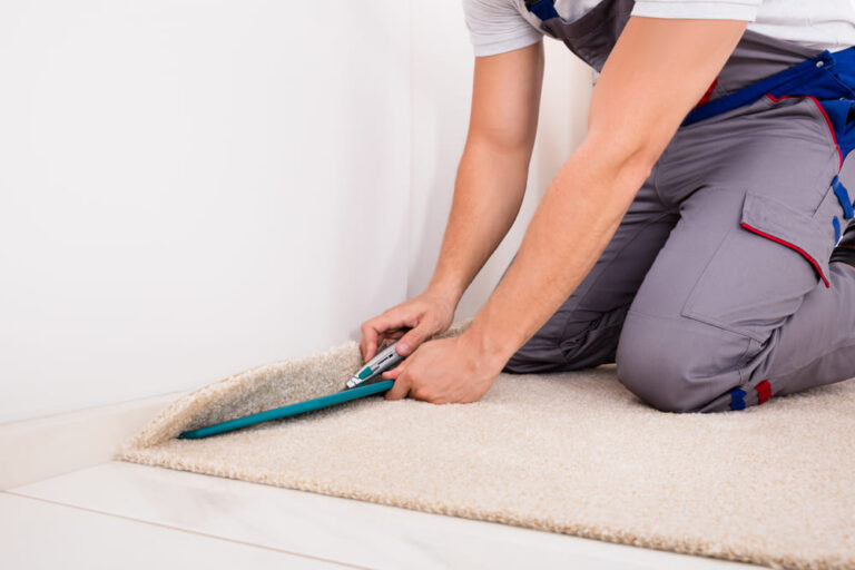 Fixing carpet edges that are lifting up through Carpet Repair Services.