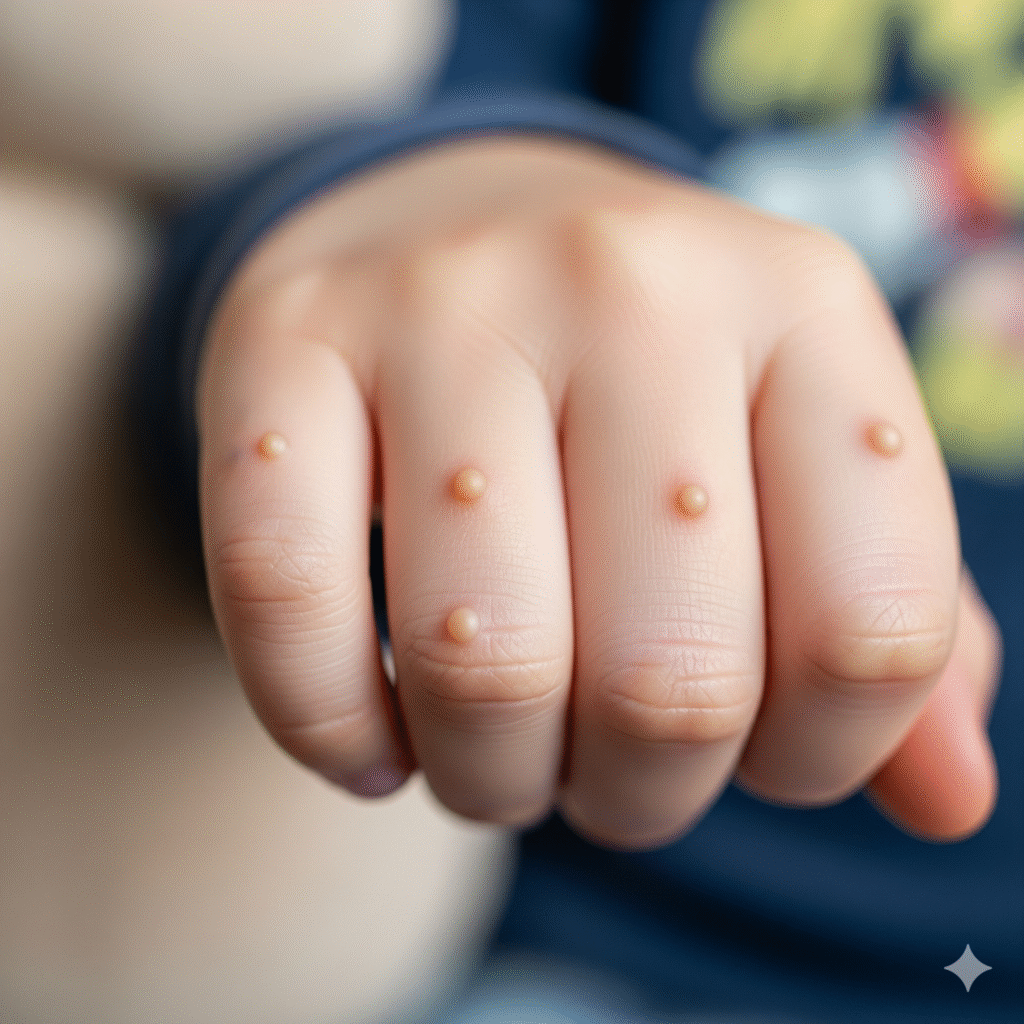 flat warts in youth