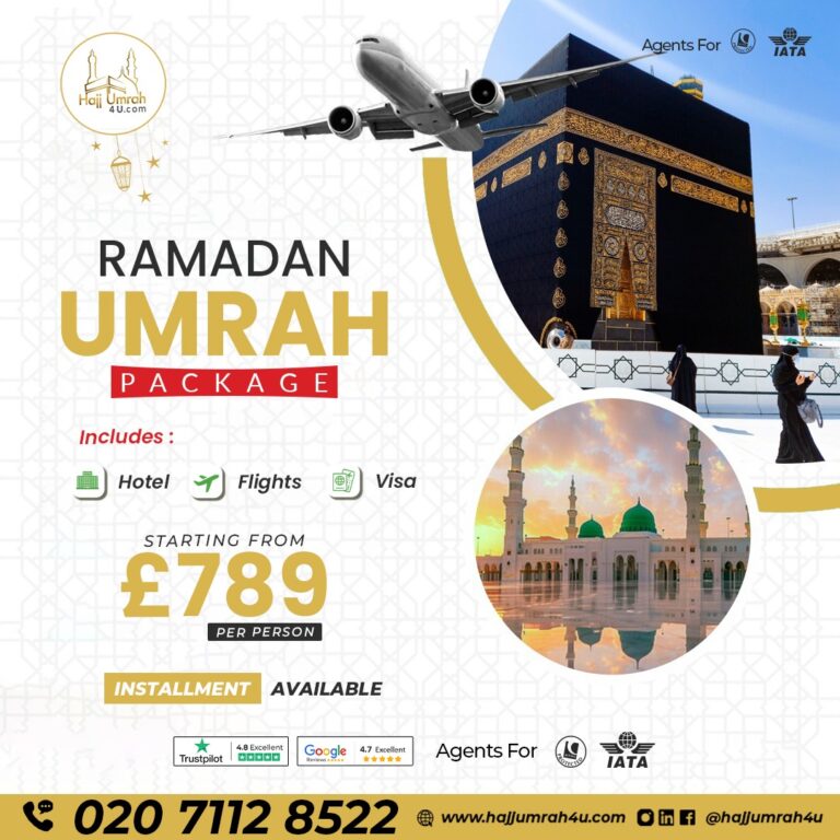 Umrah Packages from Birmingham