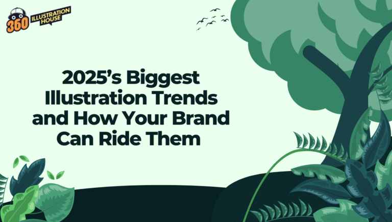 2025’s Biggest Illustration Trends and How Your Brand Can Ride Them