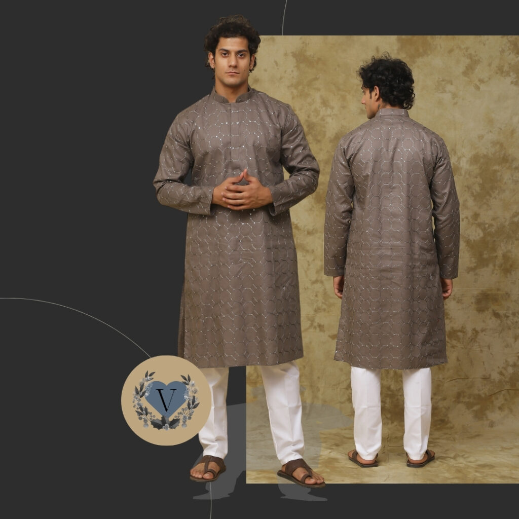 Style that soothes.Shivkumar Singh loves our Mud Cotton Kurta Set for Men for its comfort and ir