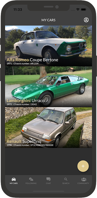 Application Voiture De Collection