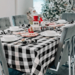 checked-napkins-tablecloth-all cotton and linen