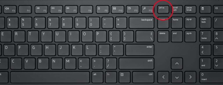 how to screenshot on dell laptop