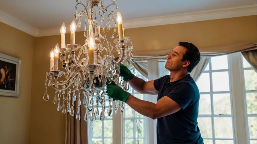 Chandelier Cleaning Service