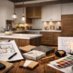 Kitchen design planning in progress