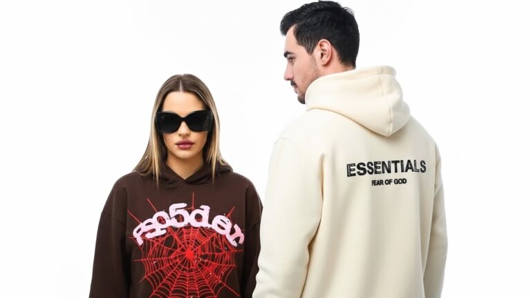 Essentials Hoodie & Sp5der Hoodie