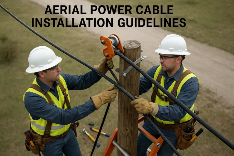 aerial power cable