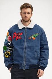 Dragon Ball x BREEZE Denim Boa Jacket