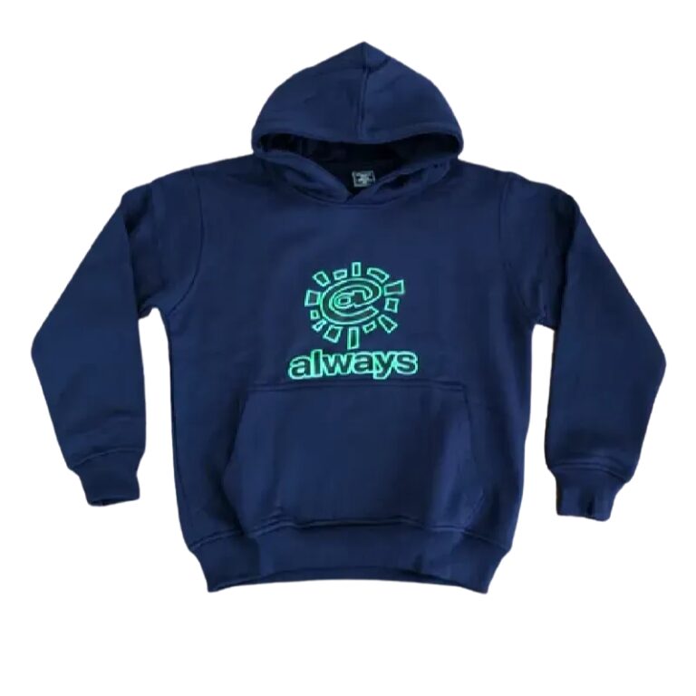 Adwysd-Always-Logo-Hoodie-Navy