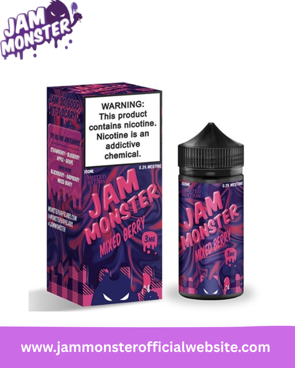 Shop Jam Monster Vape Juice Flavors