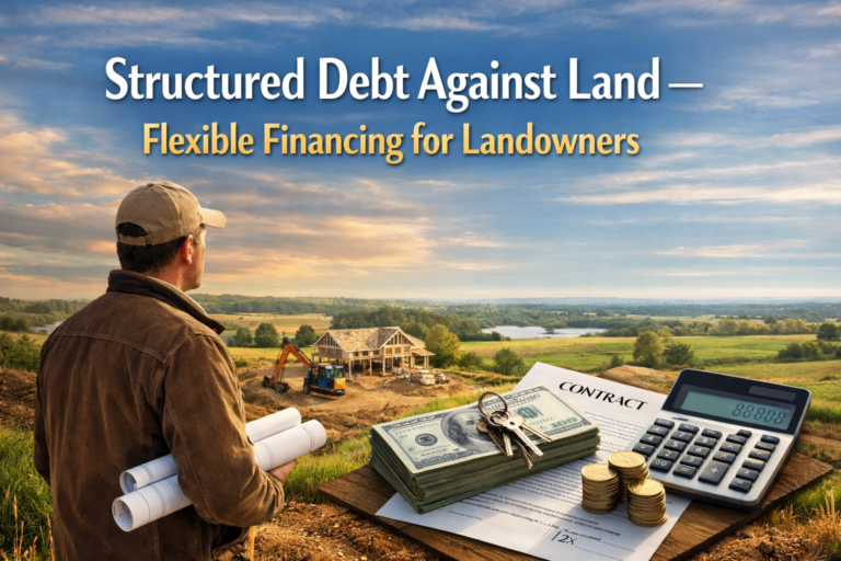 Structured Debt Against Land
