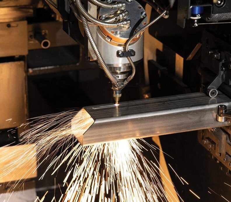Tube laser cutting