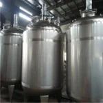 Stainless steel storage tanks manufactured for food, pharma and chemical industries