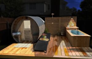barrel sauna