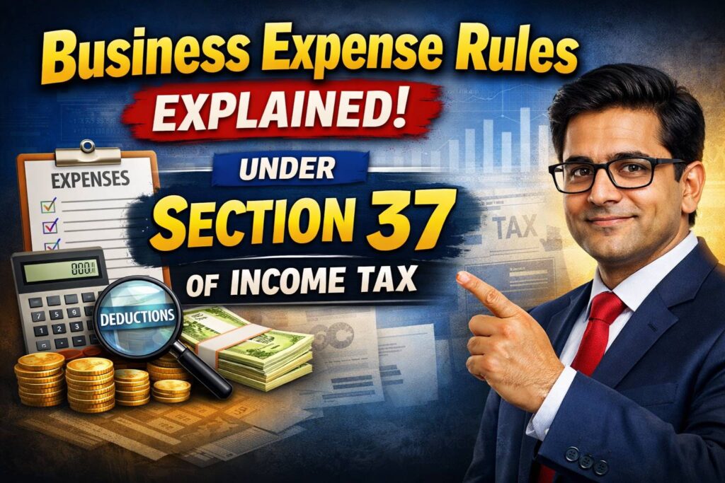 Business Expense Rules Explained Under Section 37 of Income Tax