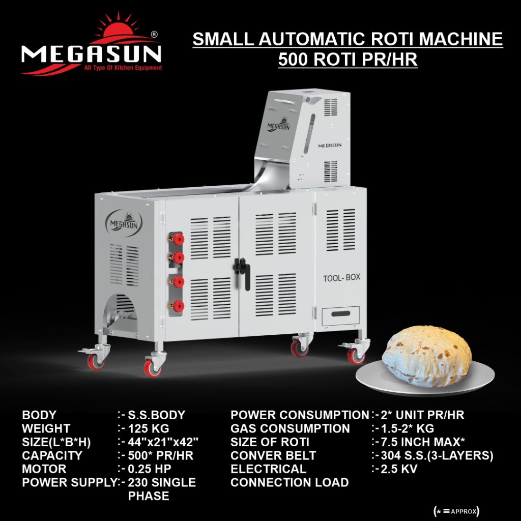 Fully Automatic Chapati Making Machine