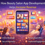 Mobile app interface for beauty salon app development with booking, loyalty rewards, and digital payments