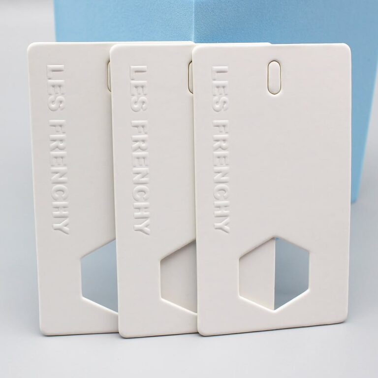 custom embossed hang tags with logos