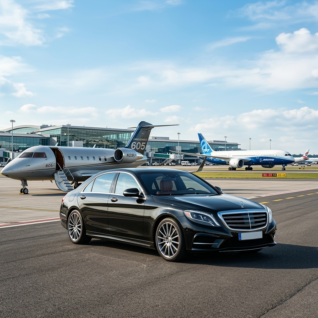 Luxury car Huntington Beach to LAX