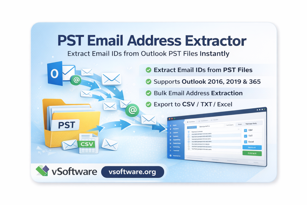 PST Email Address Extractor