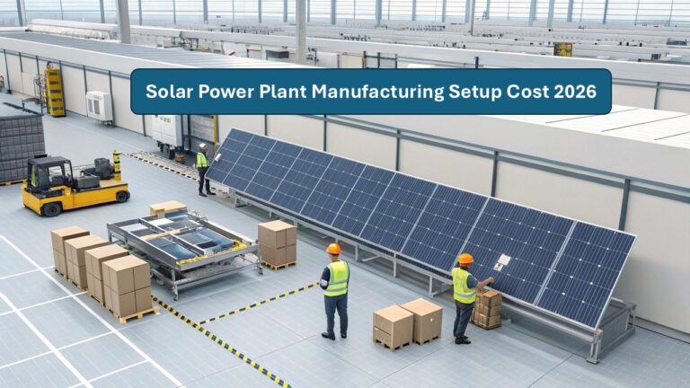 Solar Power Plant Manufacturing Setup Cost 2026