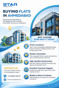 Top Flats in Ahmedabad with Modern Amenities – Browse with Star Realty India