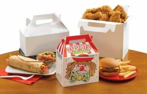 fast food boxes