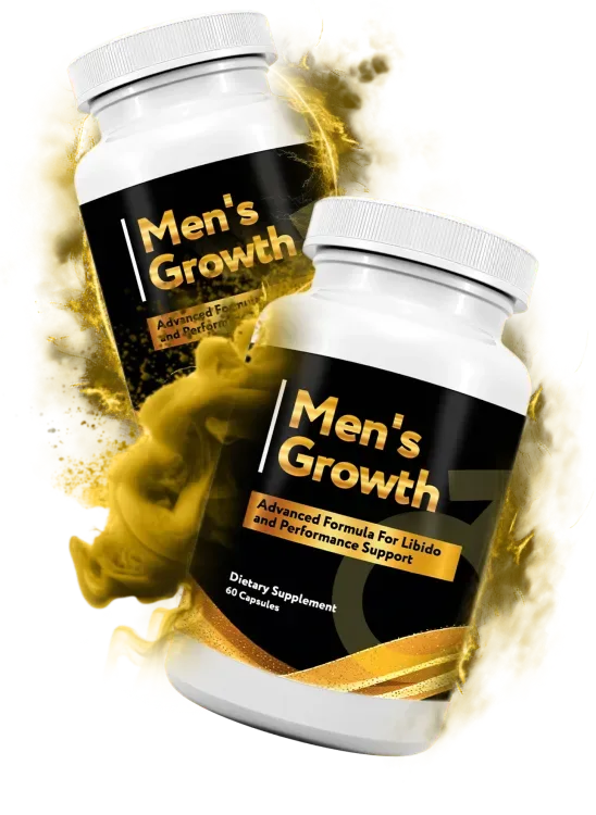 men's growth supplement image illustraions