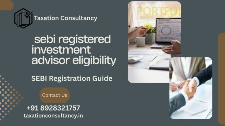 how to become a sebi registered investment advisor