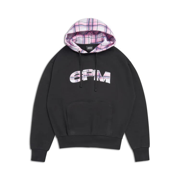 6PM CREWNECK HOODIE BLACK