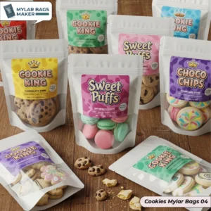 Custom Cookies Mylar Bags