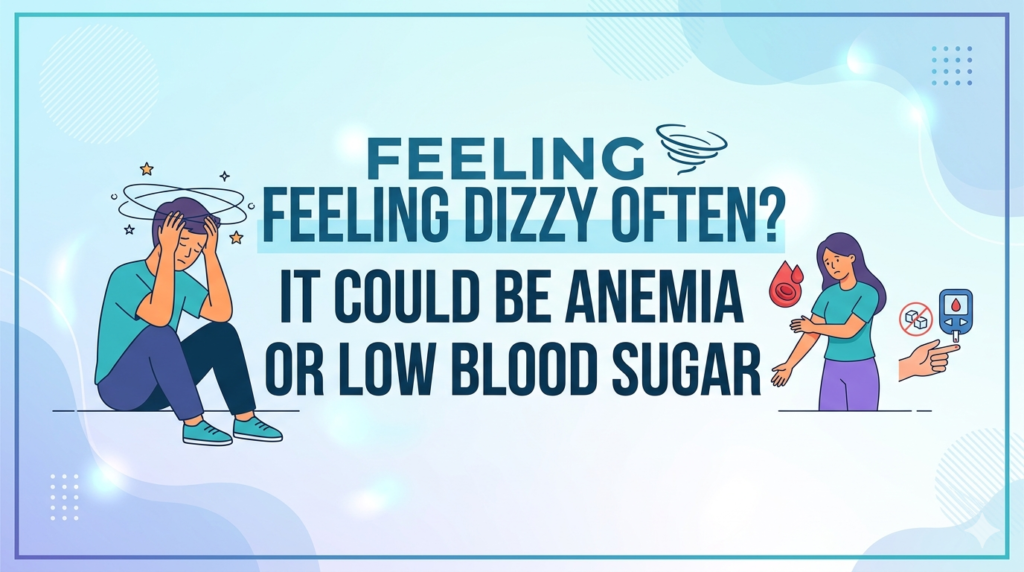 Feeling Dizzy Often It Could Be Anemia or Low Blood Sugar