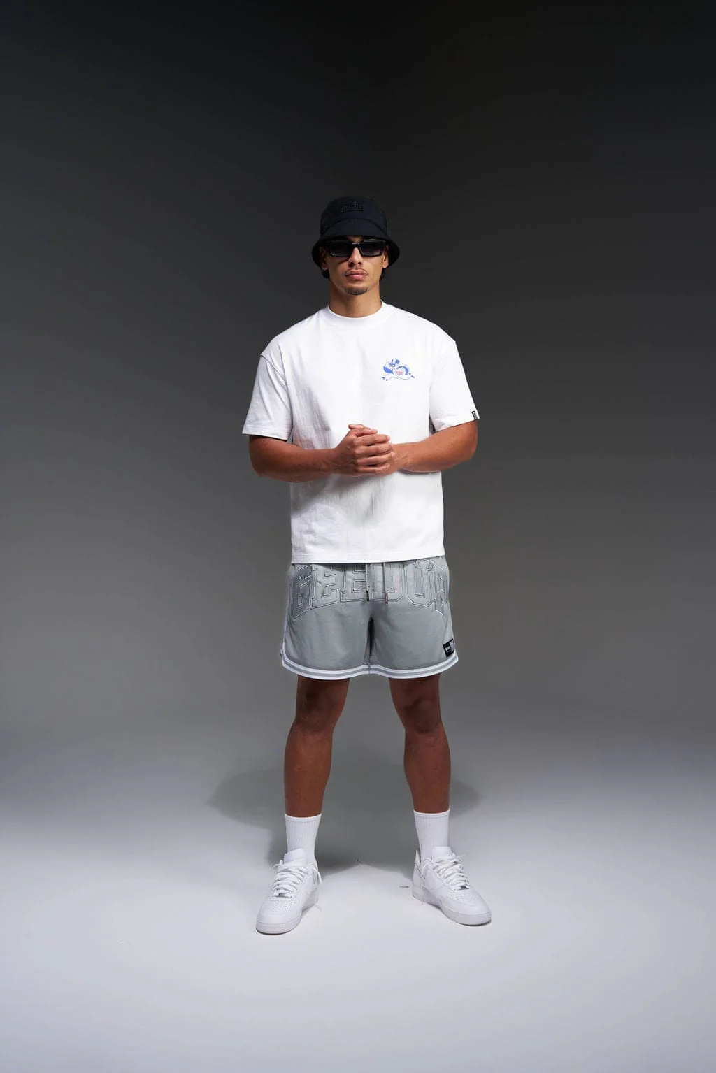 GEEDUP Team Logo B-Ball Grey Short