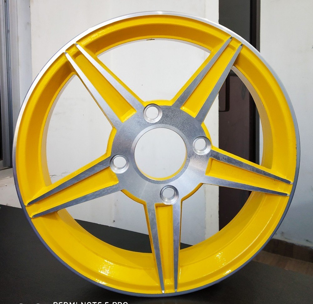 Lightweight E Rickshaw alloy wheel rim for better efficiency