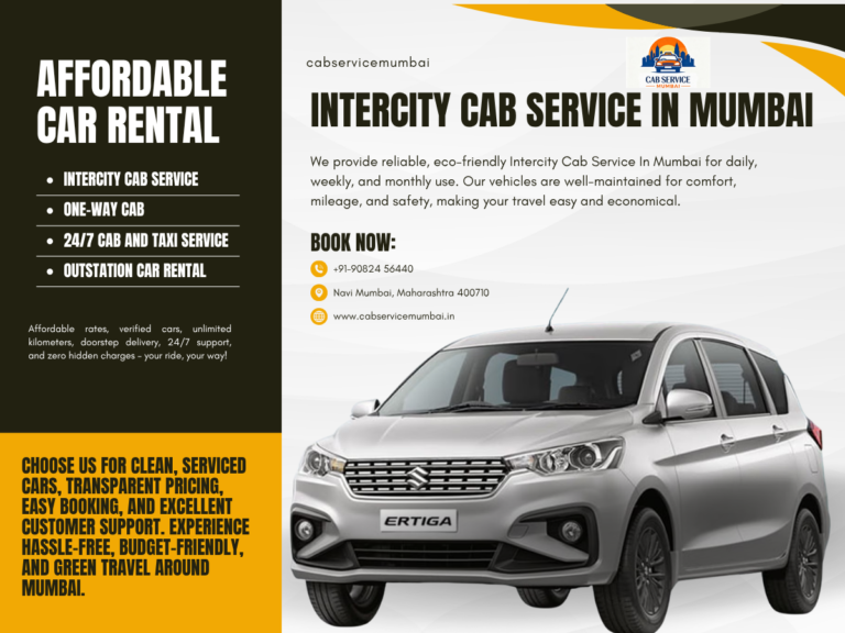 Intercity Cab Service In Mumbai