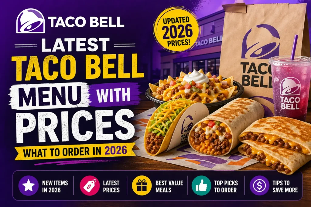 Latest Taco Bell Menu with Prices – What to Order in 2026