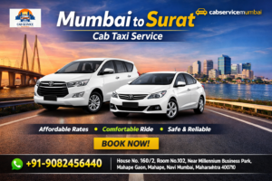 Mumbai to Surat Taxi Service