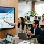 People Using M plus software to manage their business