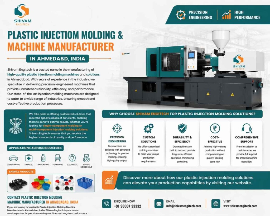 Plastic Injection Molding & Machine Manufacturer in Ahmedabad Shivam Engitech