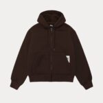 Stussy Bonded Sherpa Hoodie Brown