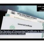 Unmarried Certificate Pakistan