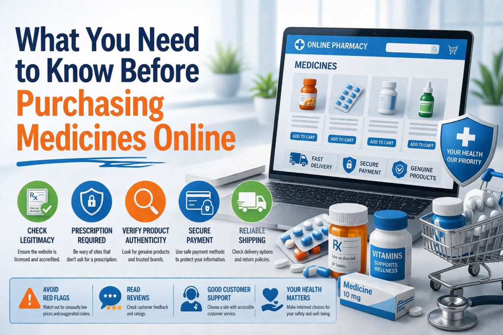 What You Need to Know Before Purchasing Medicines Online