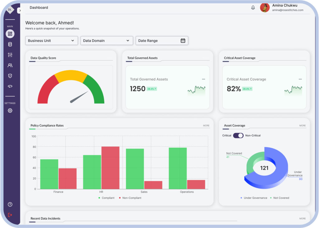 Data governance in oil and gas