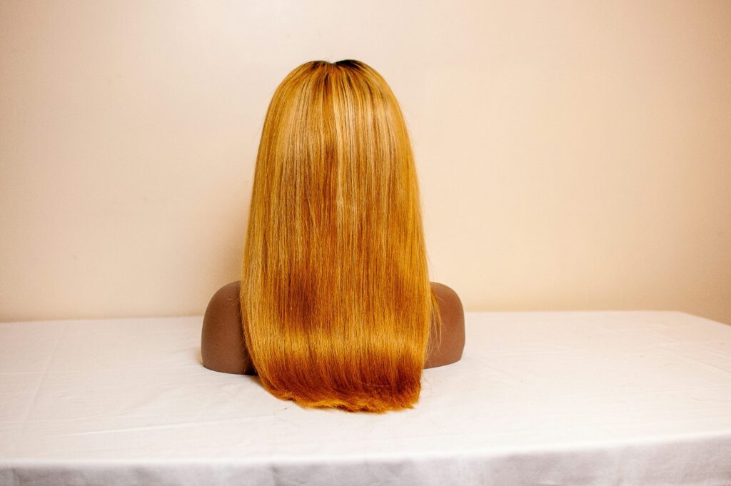 light brown wig