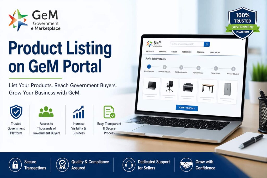 product list on gem portal